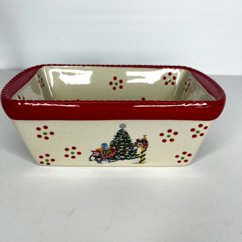 Mini 12oz Temptations by Tara Holiday Loaf Pan without lid